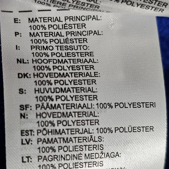 Adidas Climalite Blue Track Jacket Mens Size Small - Picture 7 of 8